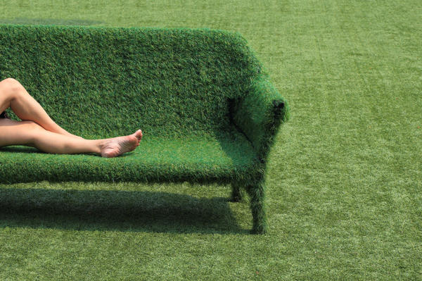 Декоративный искусственный газон